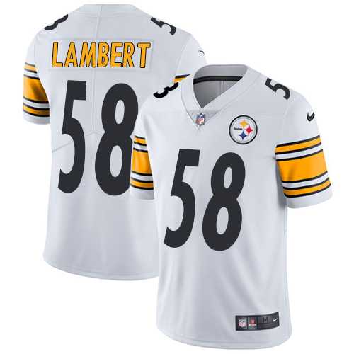 Nike Pittsburgh Steelers #58 Jack Lambert White NFL Vapor Untouchable Limited Jersey,We sell and wholesale Nike Pittsburgh Steelers #58 Jack Lambert White NFL Vapor Untouchable Limited Jersey on line form chian!